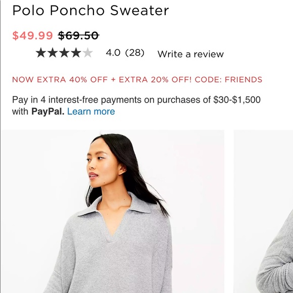 Loft polo super soft sweater - Picture 6 of 10